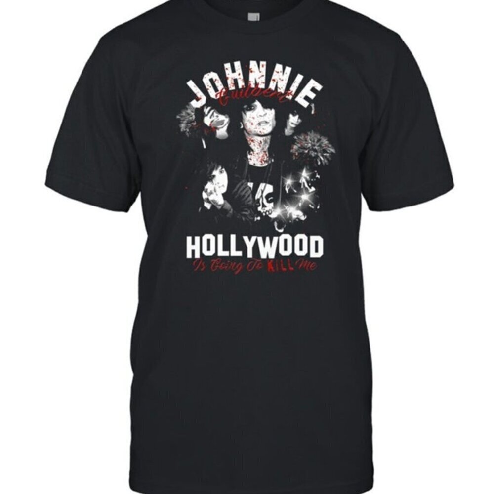 Johnnie Guilbert Hollywood Shirt Music Artist Graphic Fan T-Shirt .